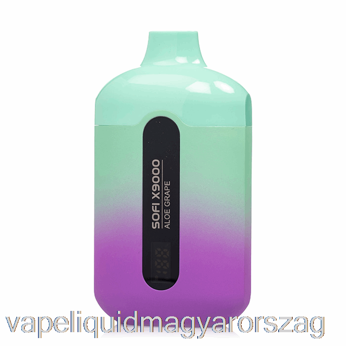 Sofi X9000 Smart Eldobható Aloe Szőlő Vape Toll